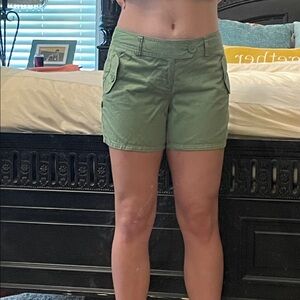 Moda International Olive Women's Cargo Shorts